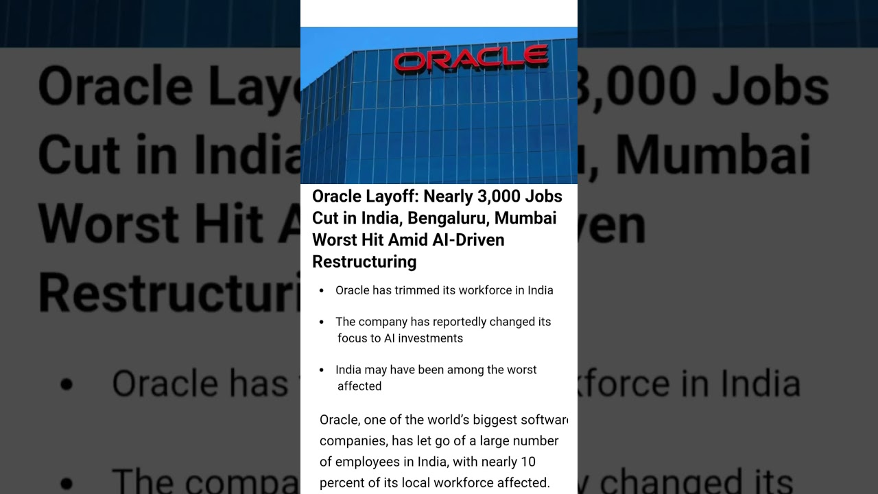 Oracle Layoffs News | 2025 | #layoffs #oracle