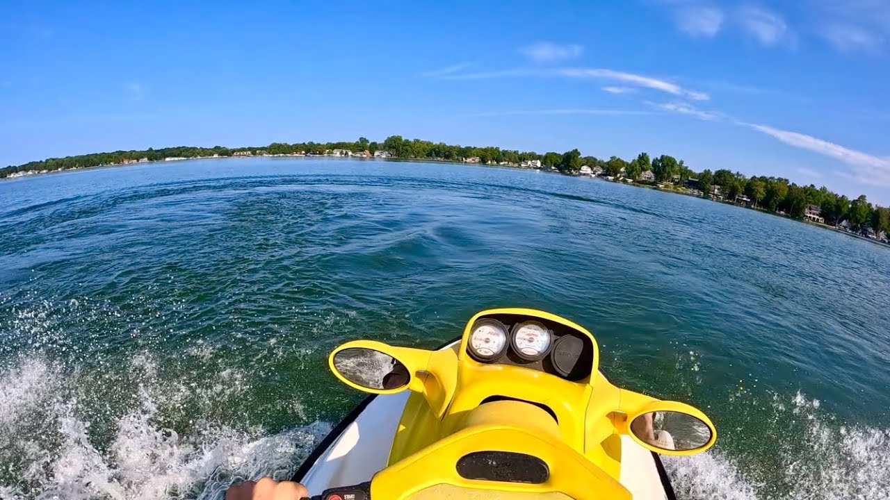 First time on a jet ski - 1997 Sea-Doo GTI - $180 garage sale deal