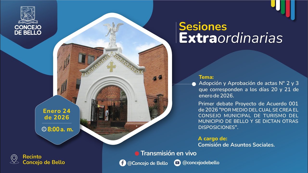 Sesión extraordinaria 24 de enero 2026