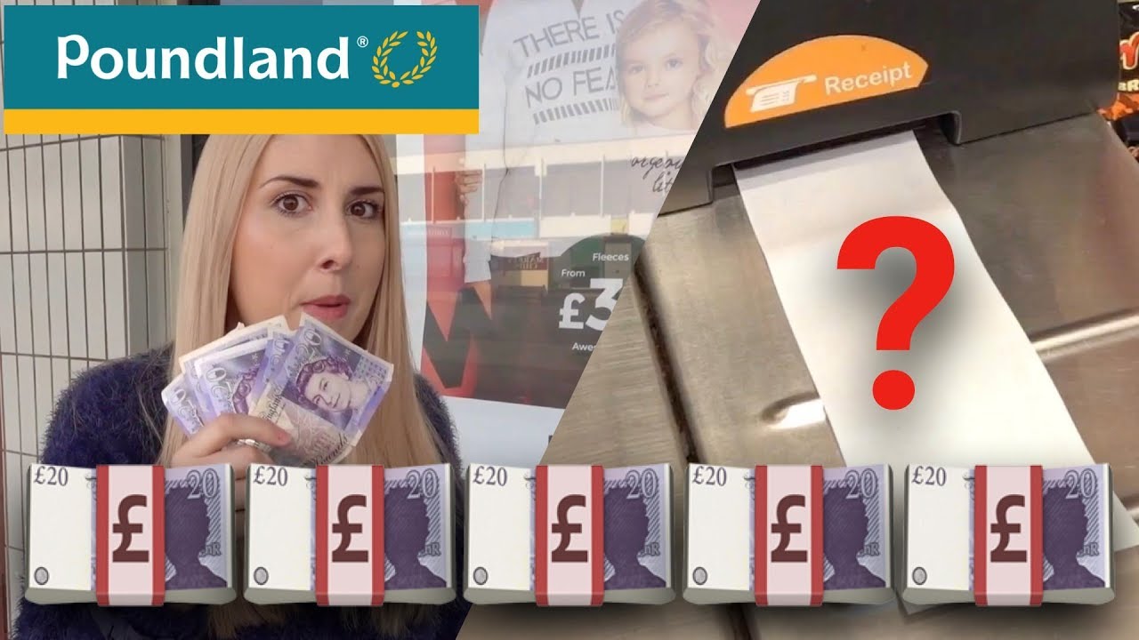 ПОТРАТИТЬ 100 ФУНТОВ СТЕРЛИНГОВ В POUNDLAND CHALLENGE