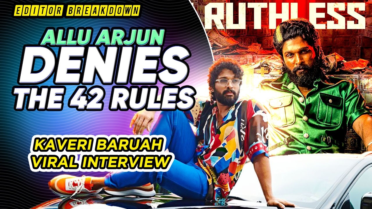 Allu Arjun denies The 42 Rules