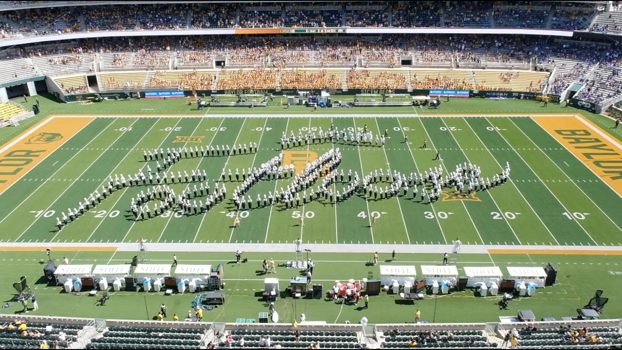2024 Baylor University Golden Wave Band - Halftime 9.28.24