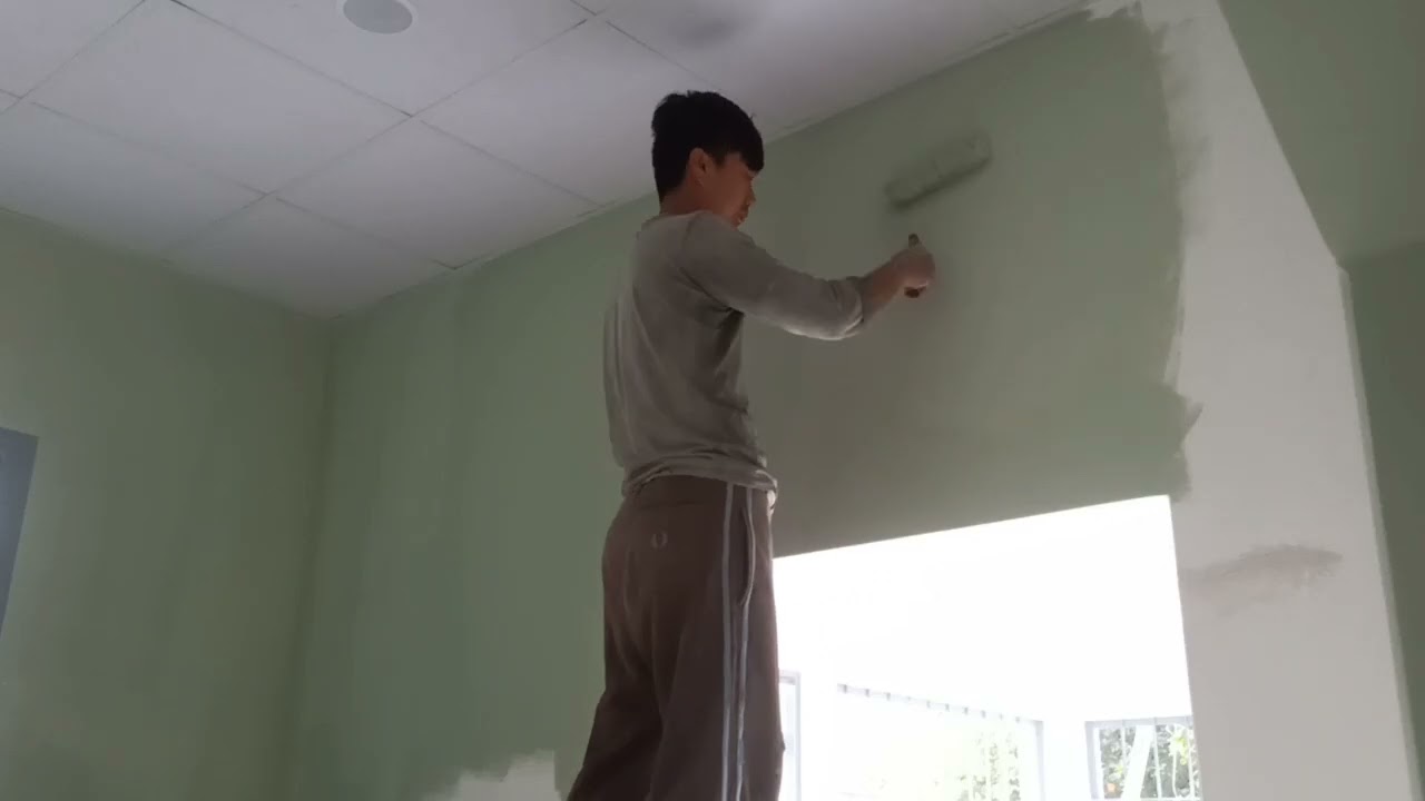 House paint on the process #viral #video #homedecor #youtubevideo 