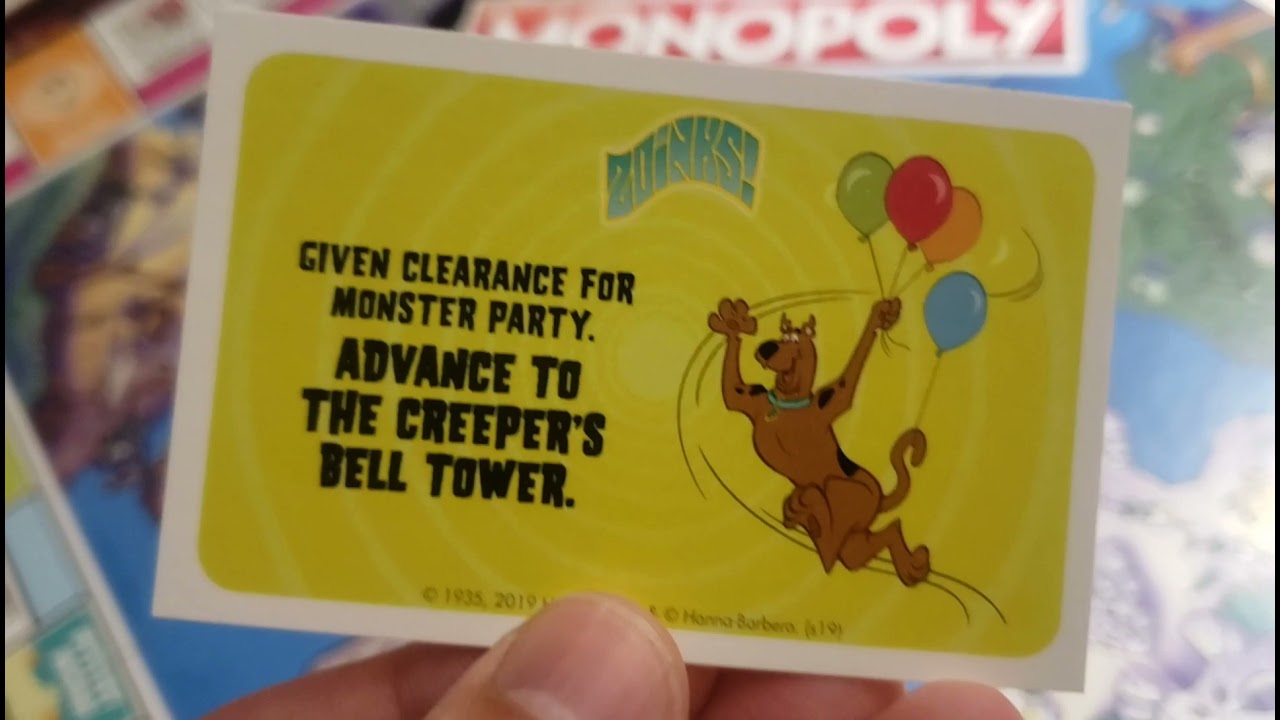 Scooby Doo Monopoly 50th Anniversary