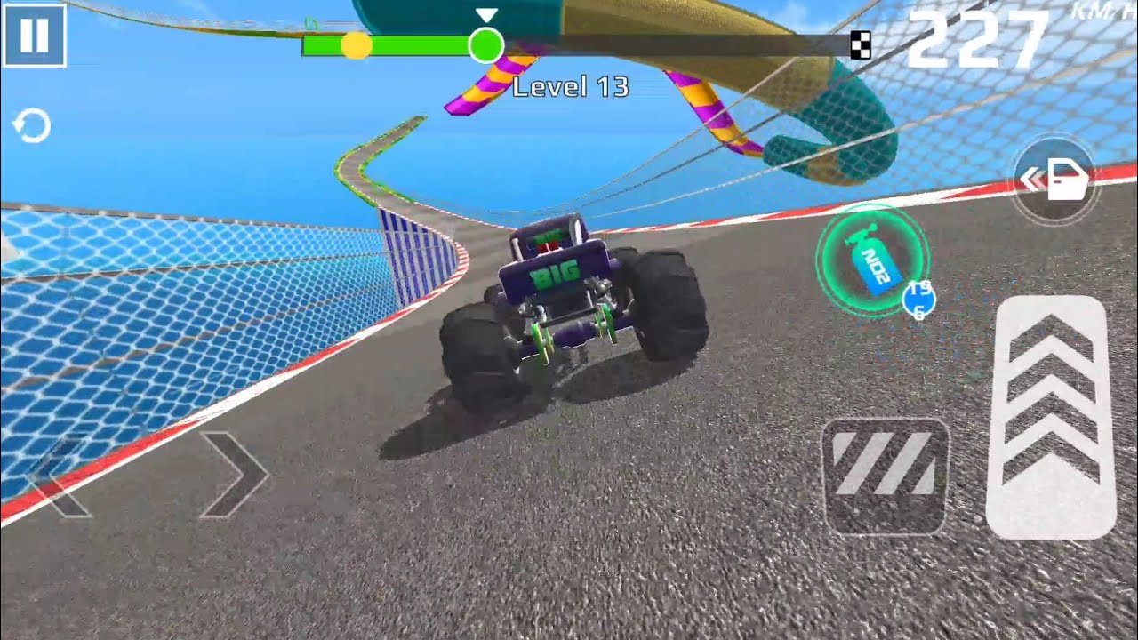 GT Car Stunt Master NEW Mega Truck Impossible Sky Ramps! 🏎️ GT Car Stunt Master | Levels 11-15