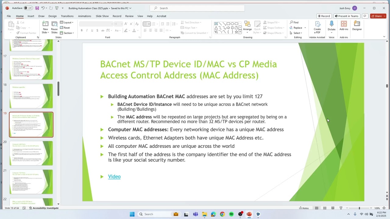 BACnet Device ID vs BACnet Mac Address