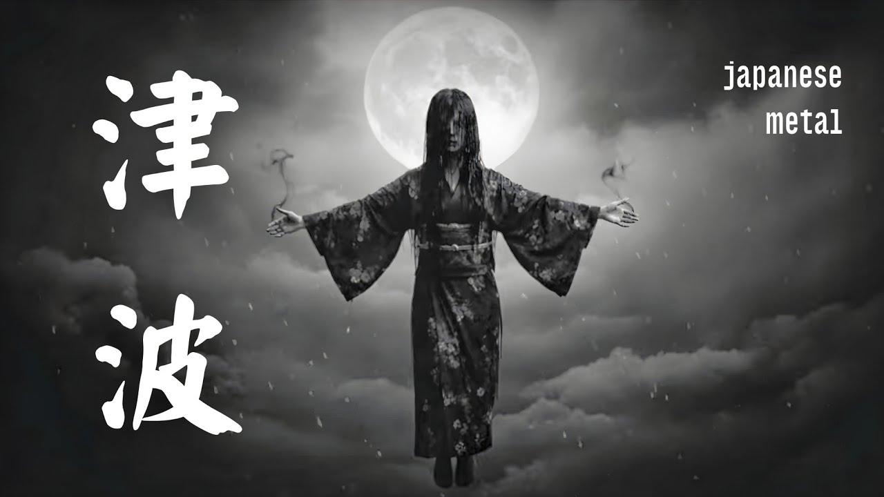Tsunami (津波) – Japanese Metal × Vintage Japanese Cinema | AI Music Video