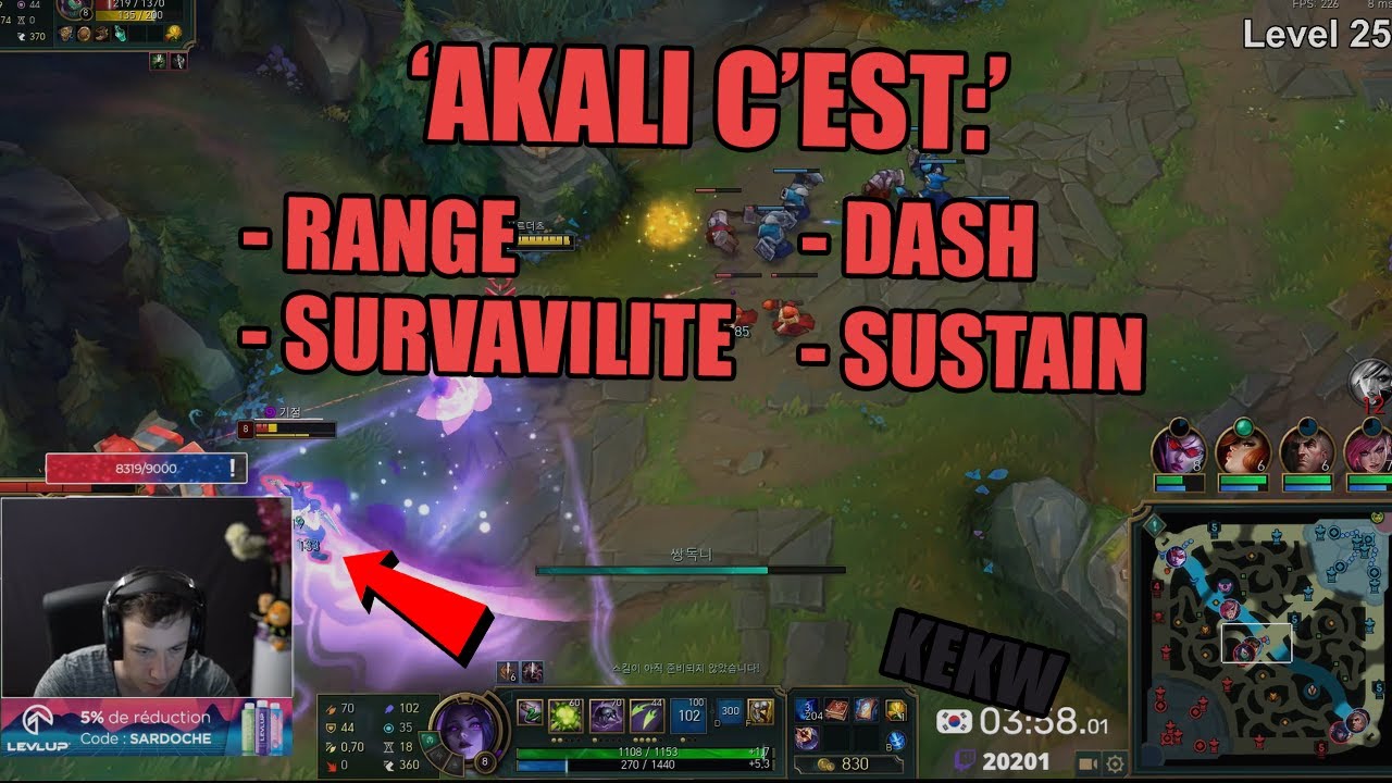 SARDOCHE OUTPLAY AKALI, ET PARLE DE LA DEBILITE D'AKALI