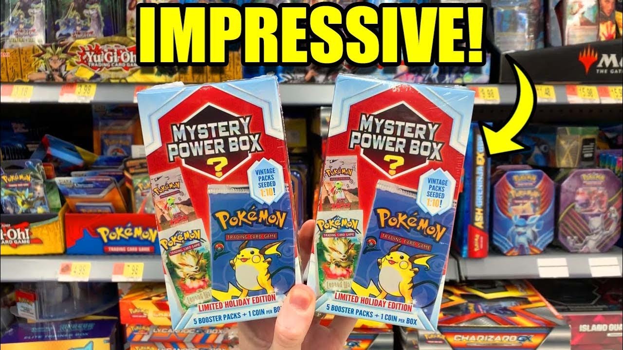 IMPRESSIVE NEW POKEMON MYSTERY POWER BOXES RELEASED! Opening Cards