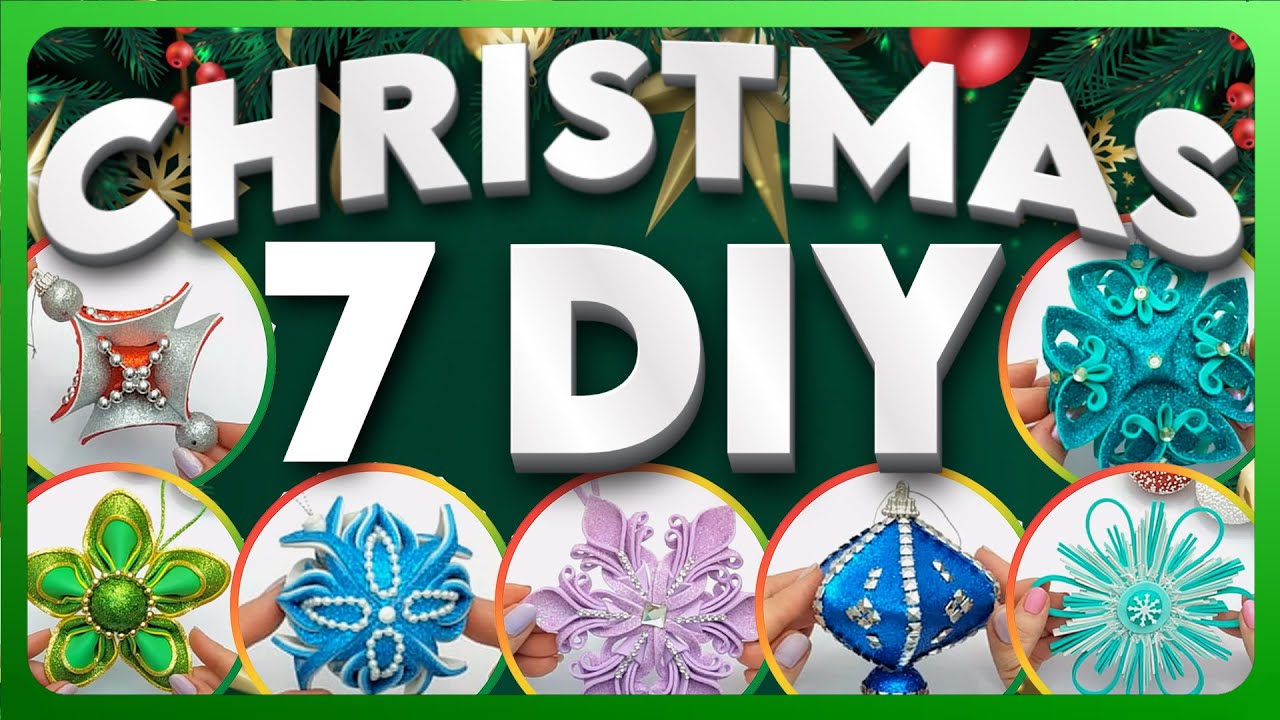 7 Easy Christmas Crafts 🎄 Budget Friendly Holiday Decorations 2025