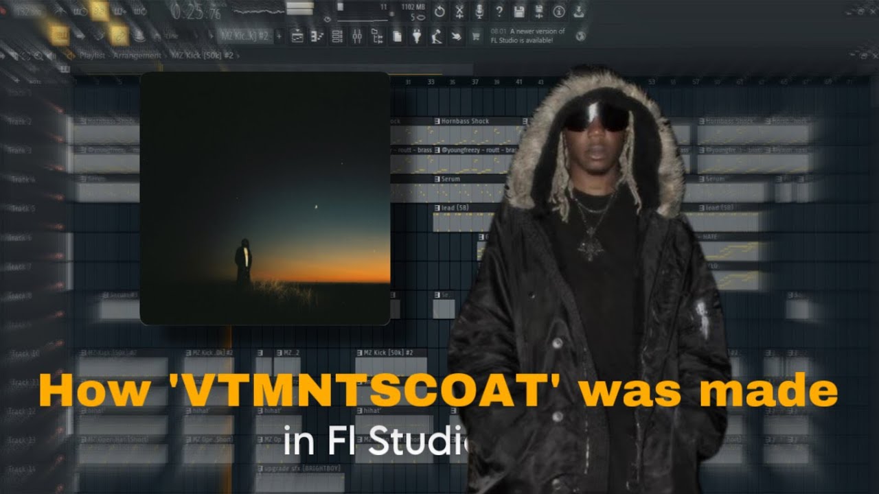 How 'VTMNTSCOAT' by Destroy Lonely was made in Fl Studio 100% accurate