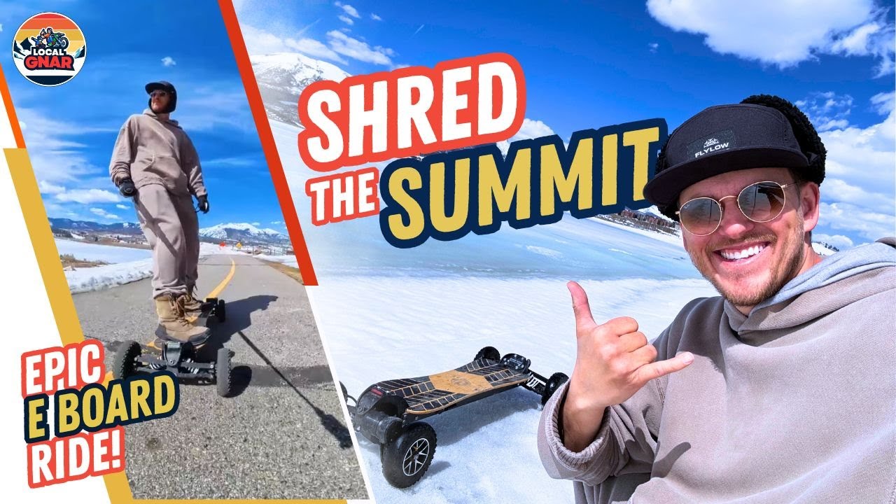 Frozen Lake E-Mountian Board SHRED SESSION