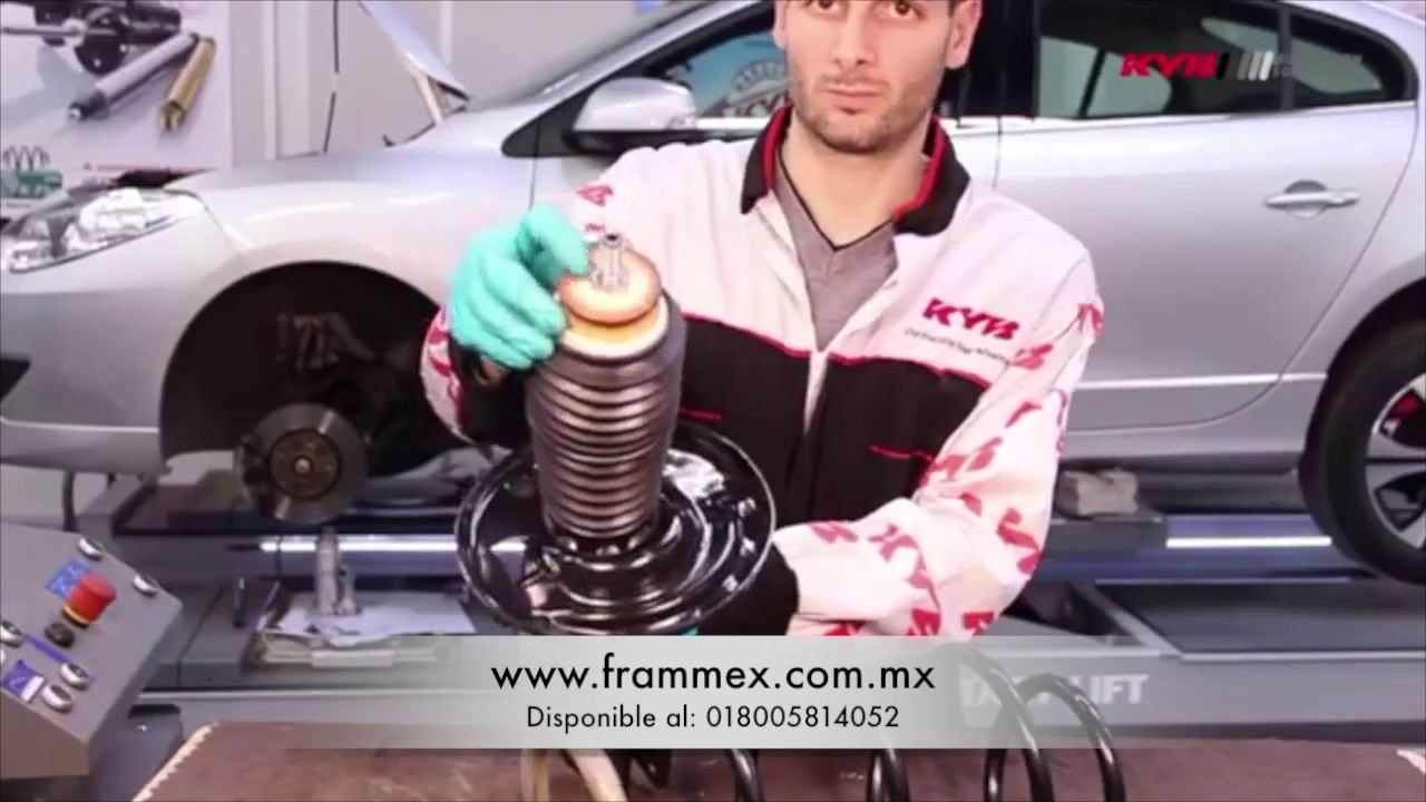 Amortiguador delantero RENAULT Fluence II KYB (Instalación)