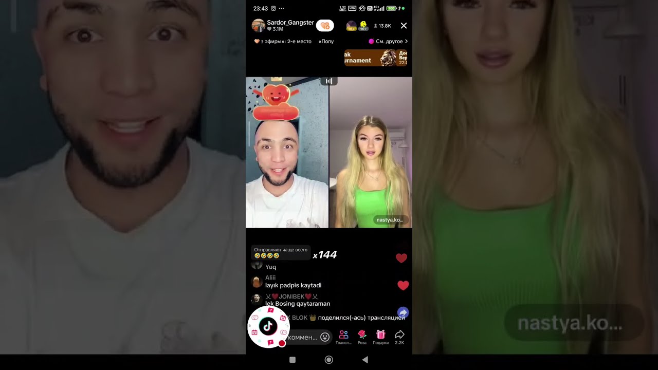 SARDOR GANGSTER AZIZXAN UF AQBALA UTA YOMON KATTA BATL TIK TOK BATL