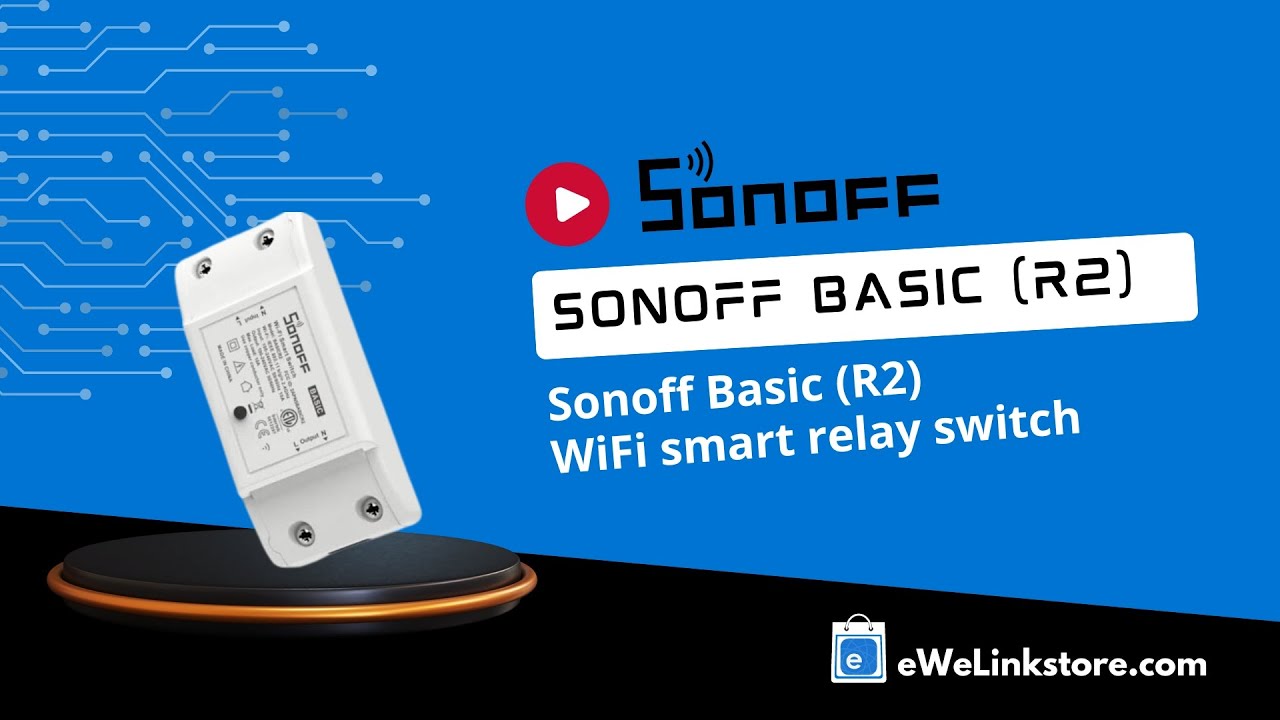 Sonoff Basic (R2) WiFi smart relay switch