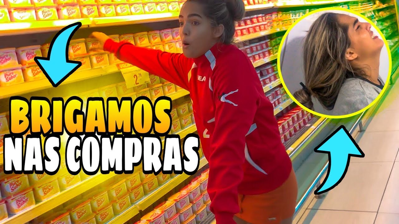 FOMOS FAZER AS COMPRAS DA SEMANA E BRIGAMOS!!!