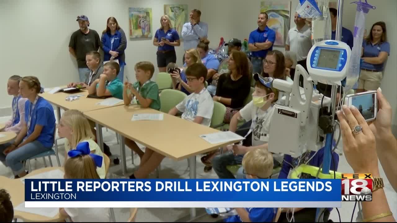 Little Reporters Drill Lexington Legends