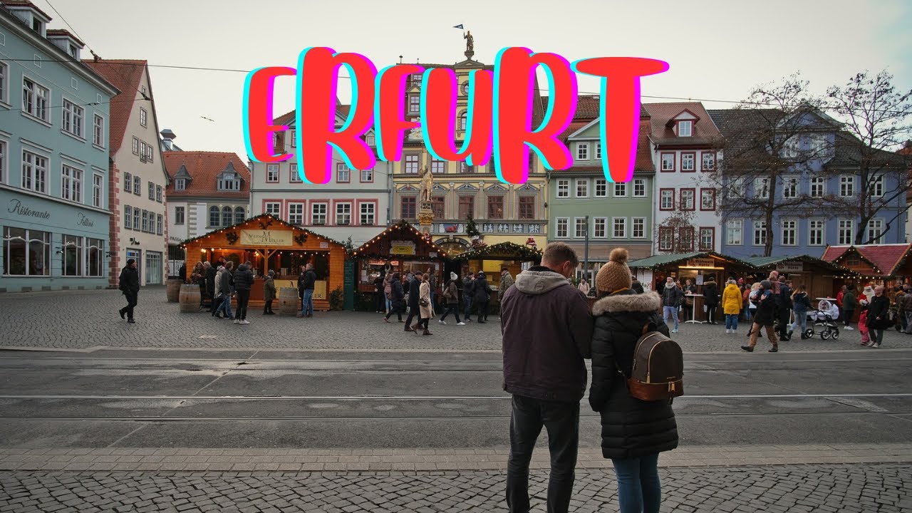 GERMANY - Walking at Erfurt (Part2)From Domplatz By Walk n Watching