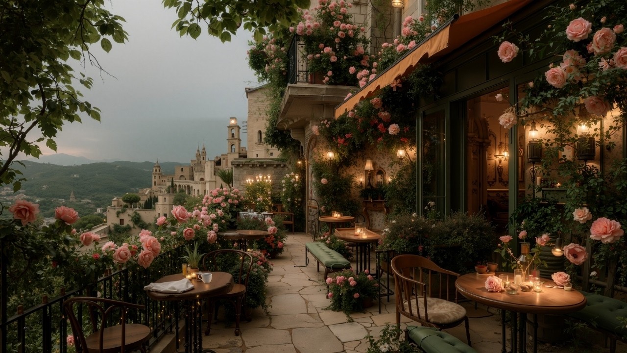 February Morning Spring Jazz at a Cafe in the Forest | Tranquil Jazz Music for Relax & Study