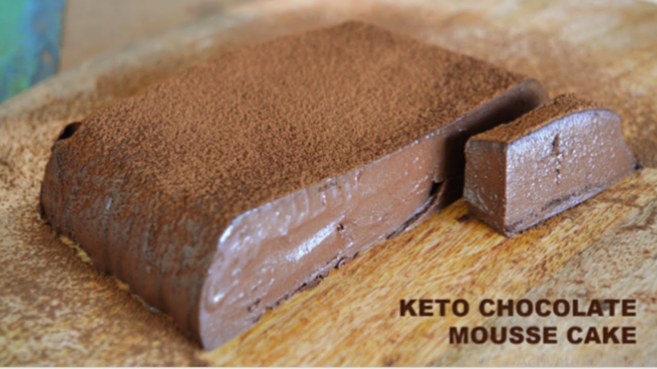 Keto Chocolate Mousse Cake | Keto Desserts | Diabetic Chocolate Mousse Cake | LCHF Recipes