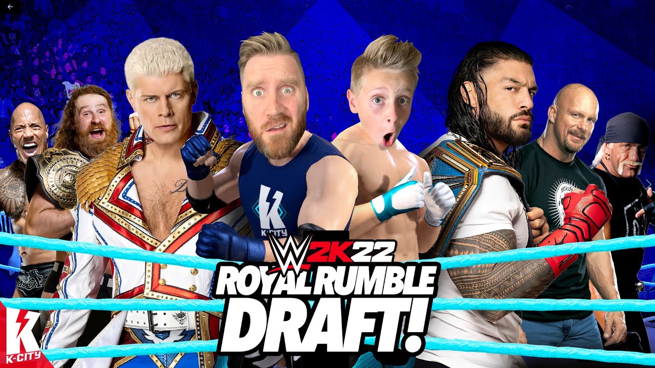 LEGENDARY Royal Rumble DRAFT '22! (WWE 2k22) K-CITY