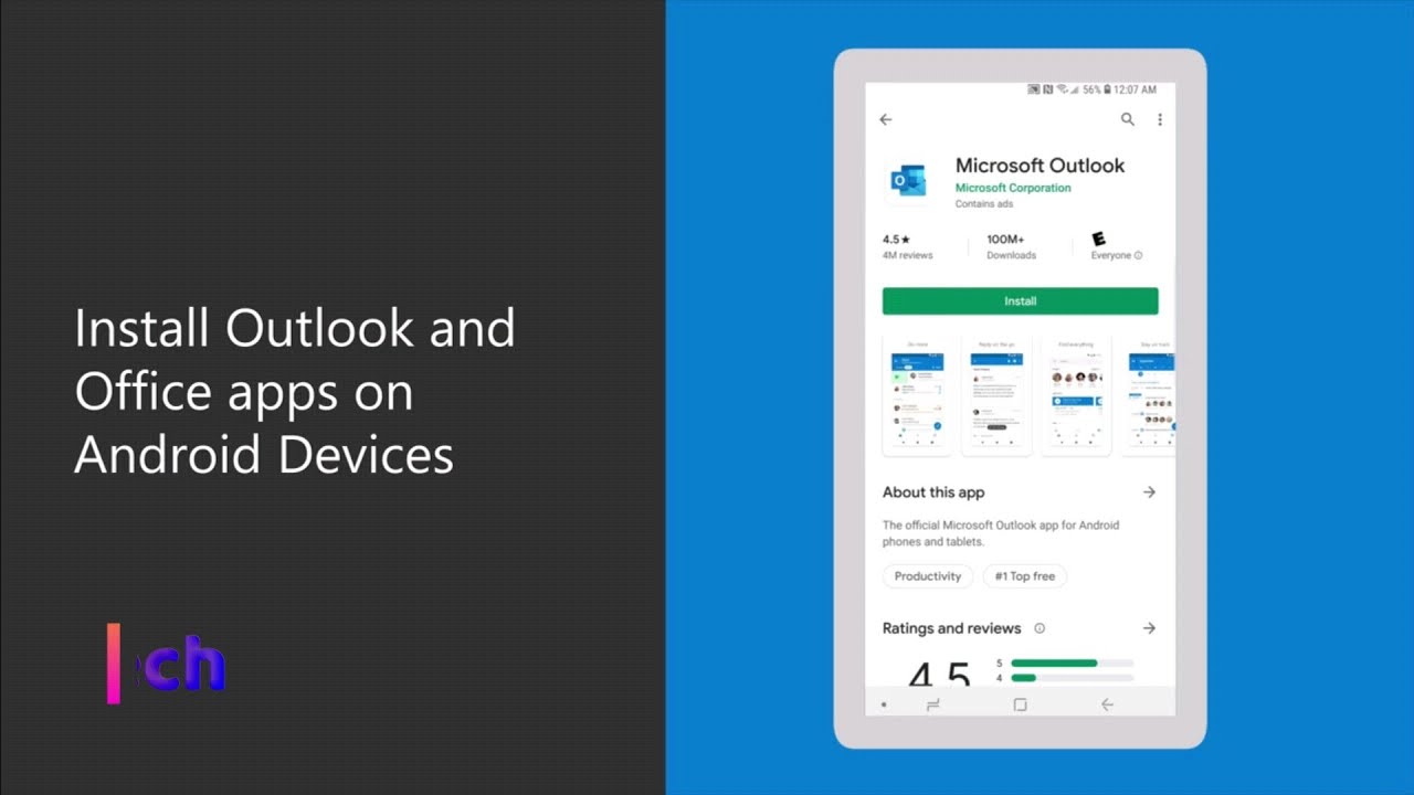 How to install Outlook and Office apps on Android devices