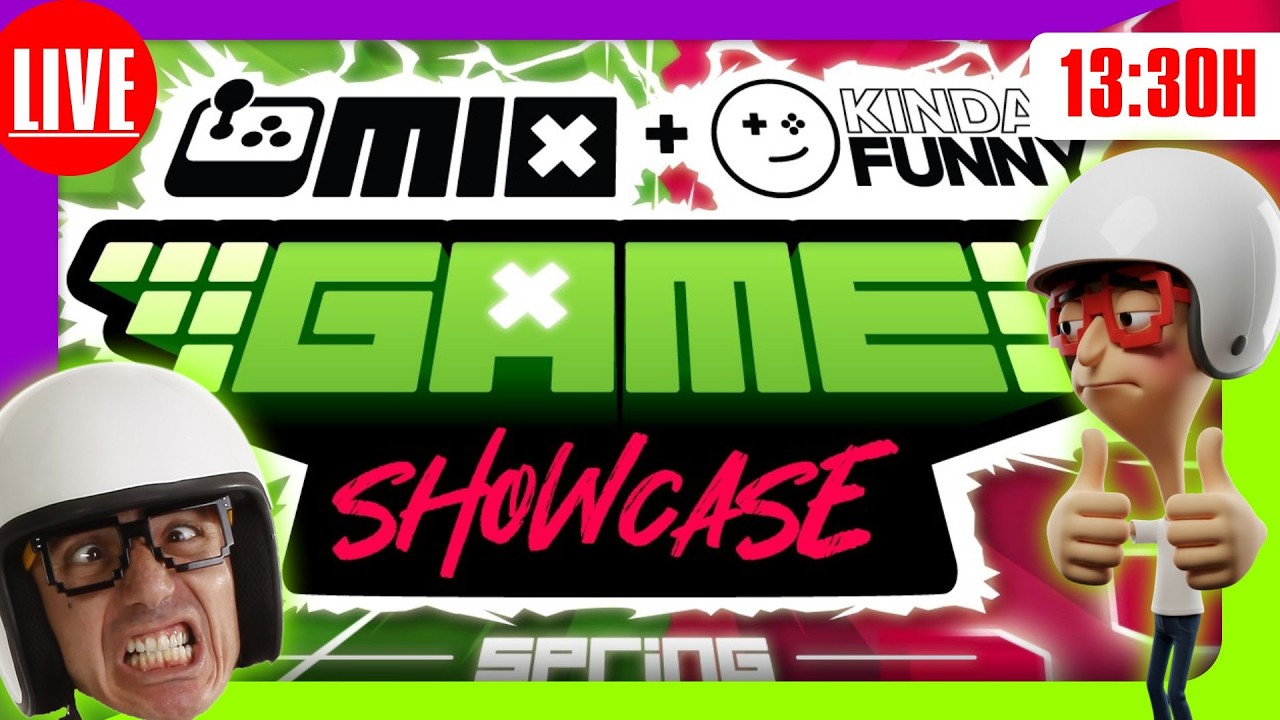 🎮🚨 HOJE -  AO VIVO - 13:30H Spring Game Showcase 2026 - Kinda Funny x The MIX - #SPRINGGAMES