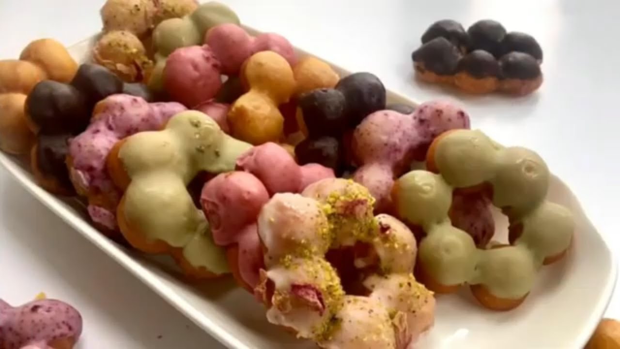 Easy Mochi Donuts in Six Flavors | Gluten-free Mochi Donuts | No Yeast Chewy Mochi Donuts