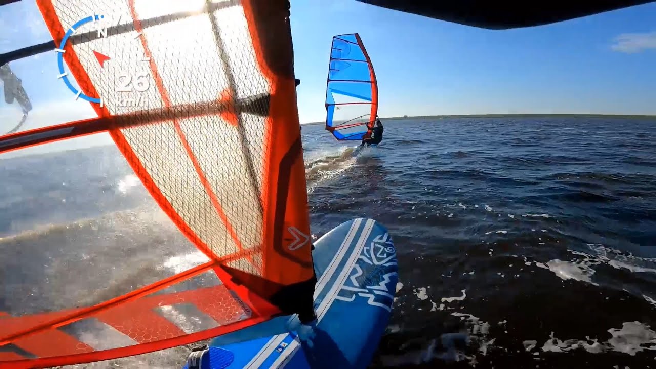Windsurfing National Park Lauwersmeer! UNESCO World Heritage area.