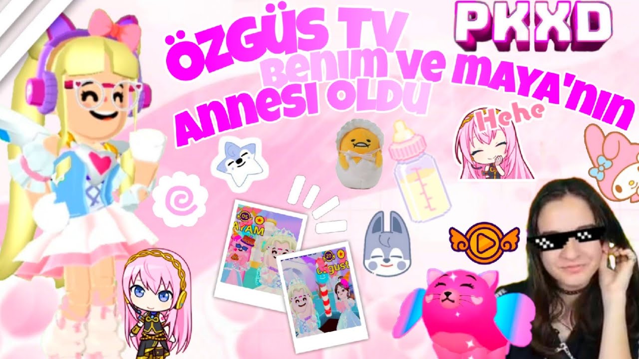 PK XD ÖZGÜŞ TV benim ve @mayapkxd'nin annesi oldu !!🍼 || @ysmimm_03 PK XD Türkçe