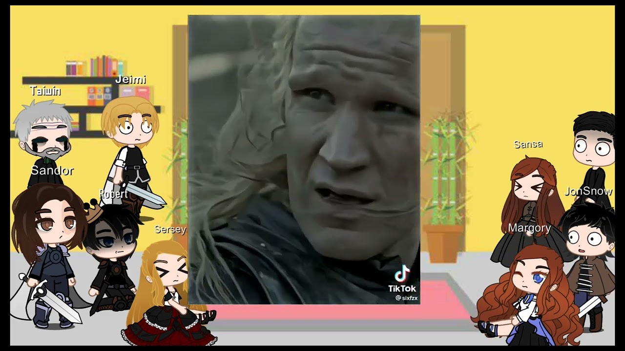 GOT characteres react to house Targaryan ( bad English)
