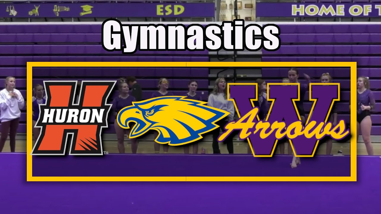 Huron and Aberdeen Central at Watertown - High School Gymnastics