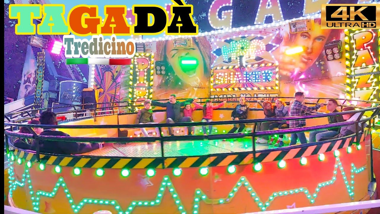 TAGADÀ Giostre 2023 🇮🇹 Lunapark 4K Tredicino