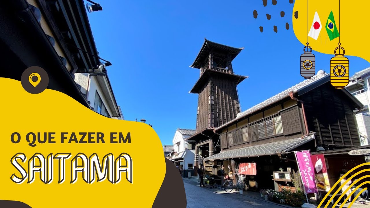 O que fazer em Kawagoe Saitama: Torre do Sino, Santuário Hikawa, Templo Kitain e Castelo de Kawagoe