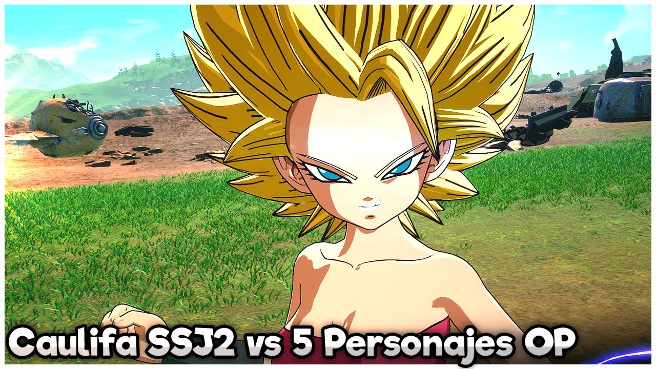 Caulifa SSJ2 vs 5 Personajes OP | Jugador vs CPU | Dragon Ball: Sparking Zero