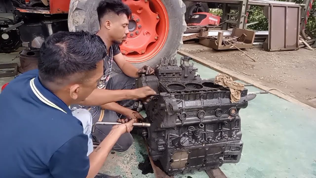 Kubota tractor M9540, Apa Kesan Berasap putih Di hidung/ Breather Engine /  kenapa Kuat asap???