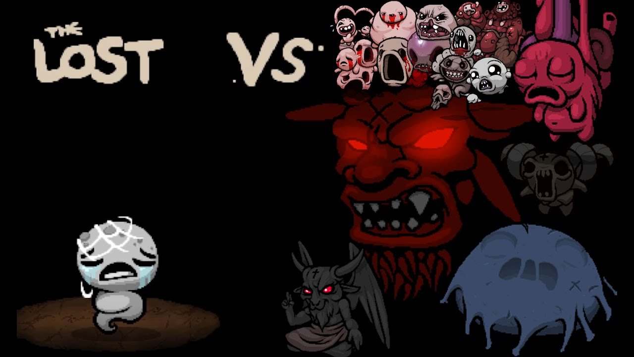 TBOI Repentance: Tainted Lost to Boss Rush, Hush, Negative Path and Mega Satan