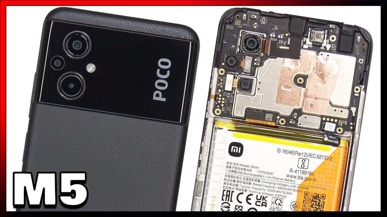 Poco M5 Teardown Disassembly Repair Video Review. Let's Take A Look Inside.
