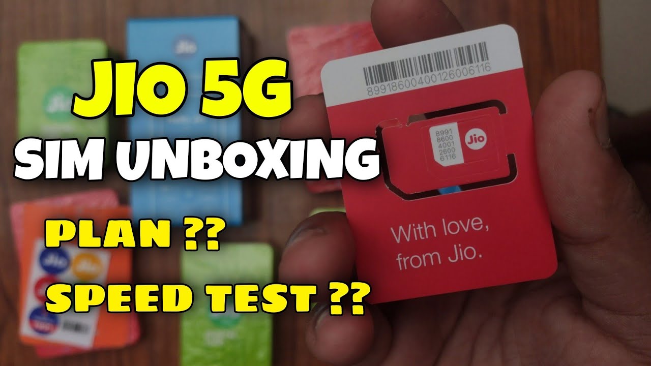 Jio True 5G Sim Unboxing || Jio 5G Sim Plan Launch || Jio True 5G Speed Test Live