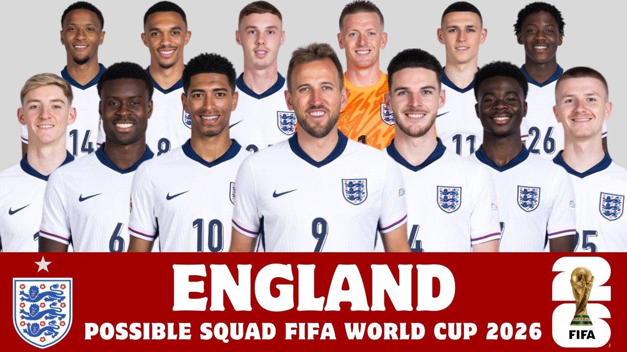 Возможный состав сборной Англии на Чемпионат мира по футболу 2026 года | Глубина состава сборной ...