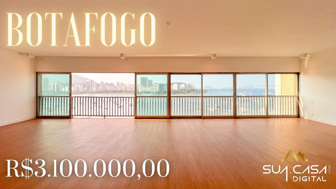 Apartamento reformado com vista panorâmica para a Enseada de Botafogo | Botafogo Rio de Janeiro
