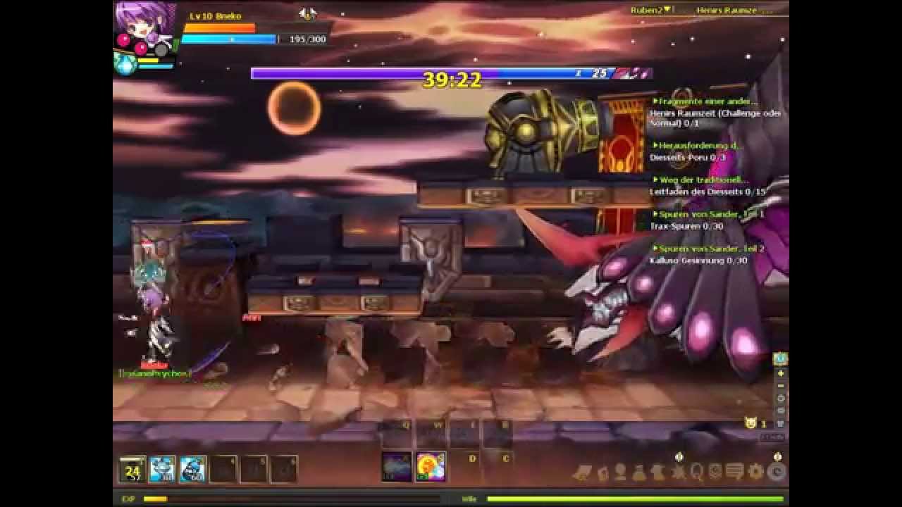 Elsword DE  Base Aisha lvl 10 Henir Run Solo