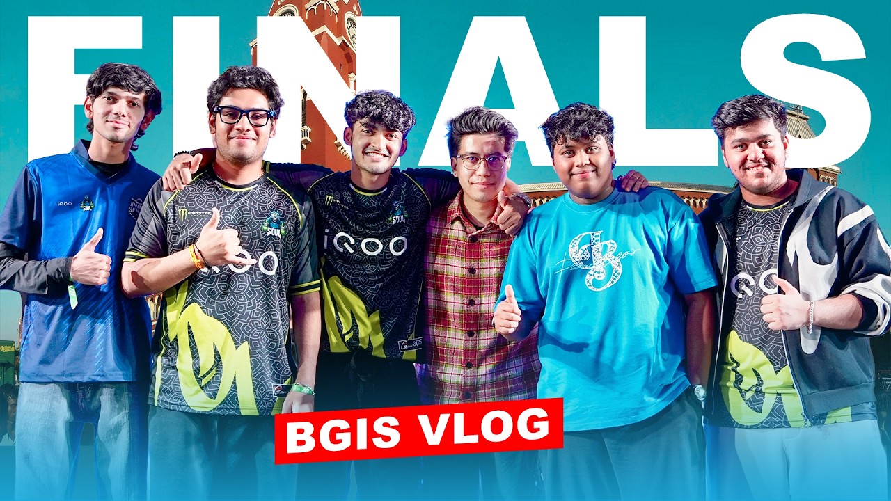 Into the BGIS Finals Lan🚀 | A Day in iQOO SOUL Life | Chennai Incoming🚀 |
