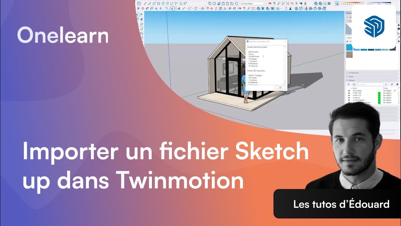 Comment importer un fichier sketchup dans Twinmotion