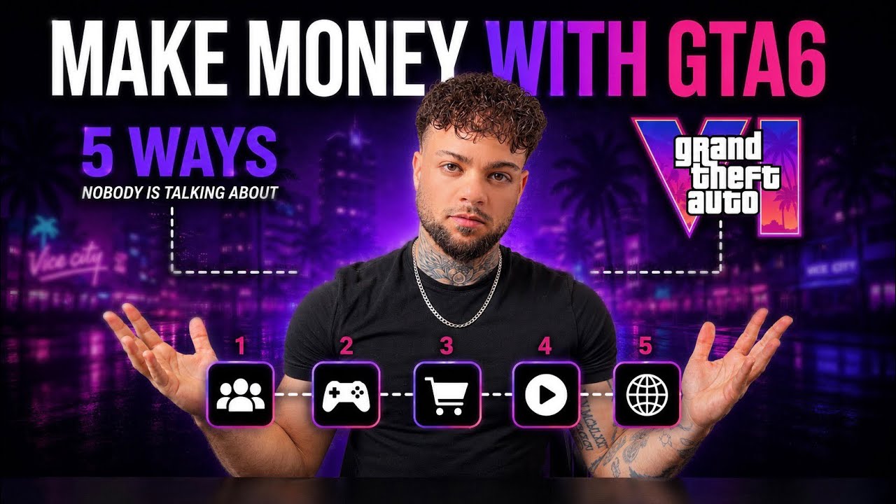 Earn REAL MONEY NOW with GTA6!? 5 Ways