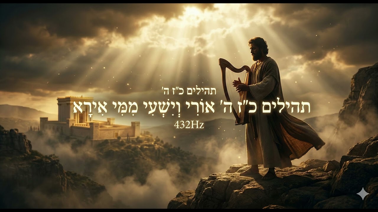 תהילים כ״ז – ביטול פחד מוחלט | 432Hz | חיזוק אמונה והגנה רוחנית עמוקה