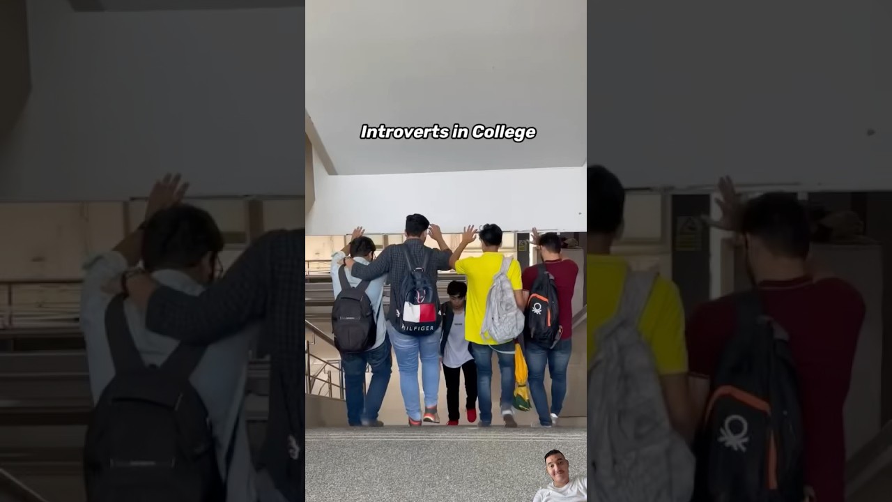 Introverts in college 😅 #introvertdiaries #introvert #greenscreen #school  #highschool #college