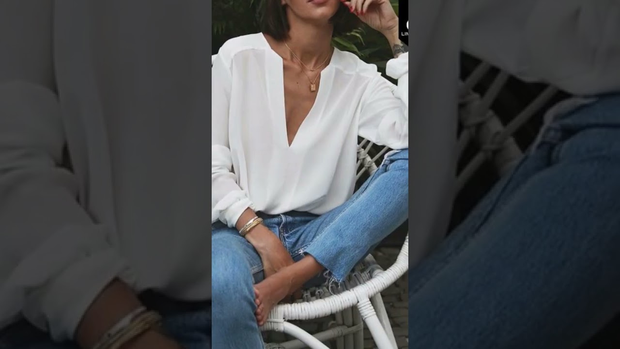 Blusas blancas de moda
