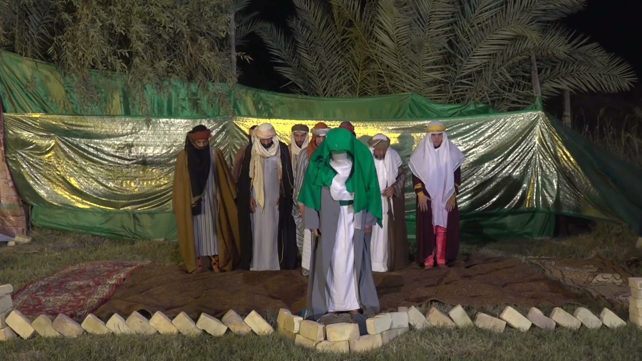 مشهد طبرة الإمام علي جماعة المسرح الحسيني