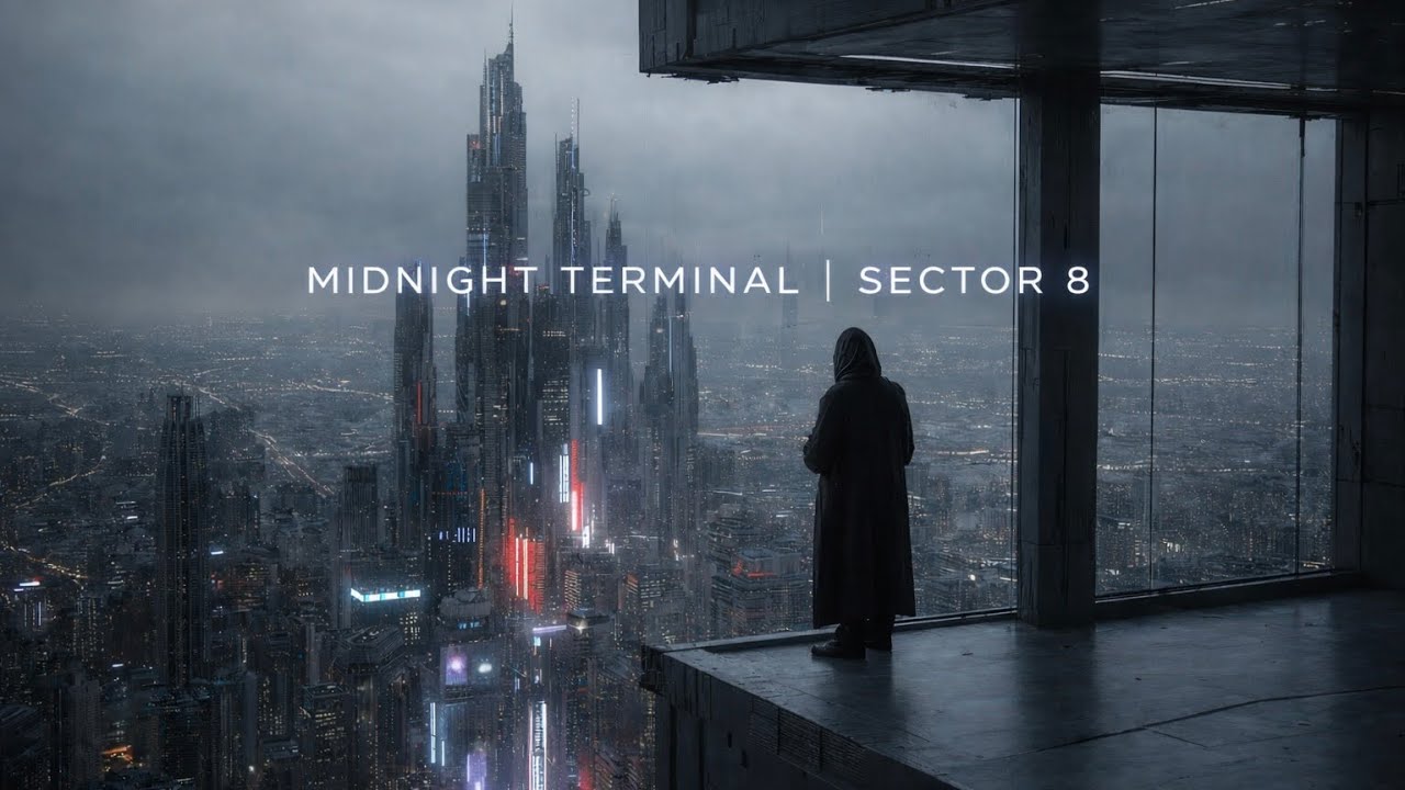 Dark Cyberpunk Wave Trap for Night Focus | Skyline Reflection — MIDNIGHT TERMINAL (Sector 8) 
